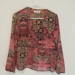 Sheer top from Evereve